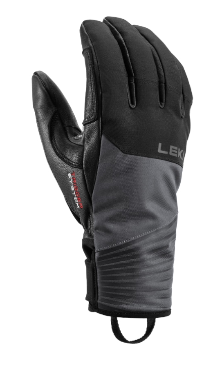 lyžařské rukavice LEKI Sparrow 3D black-graphite